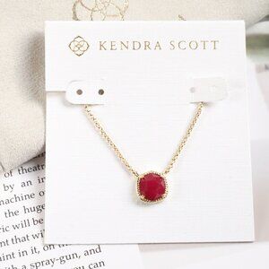 Kendra Scott Davie Gold Raspberry Labradorite Necklace